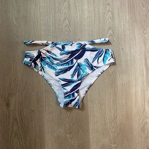 Tropical High Waisted Bikini Bottoms